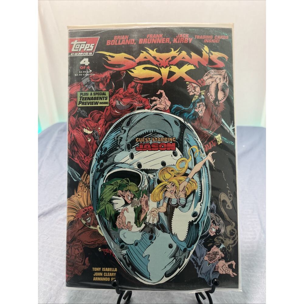 Satan's Six #4 Factory Sealed Topps Comic Book 1st Friday the 13th Jason Vorhees